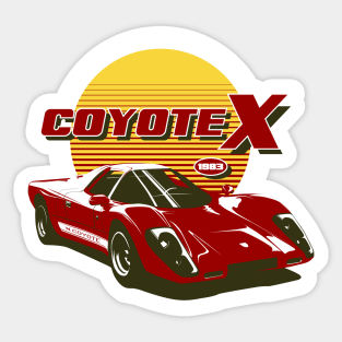 Coyote X - Hardcastle & McCormick Sticker